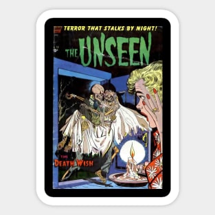 The Unseen horror comic Sticker